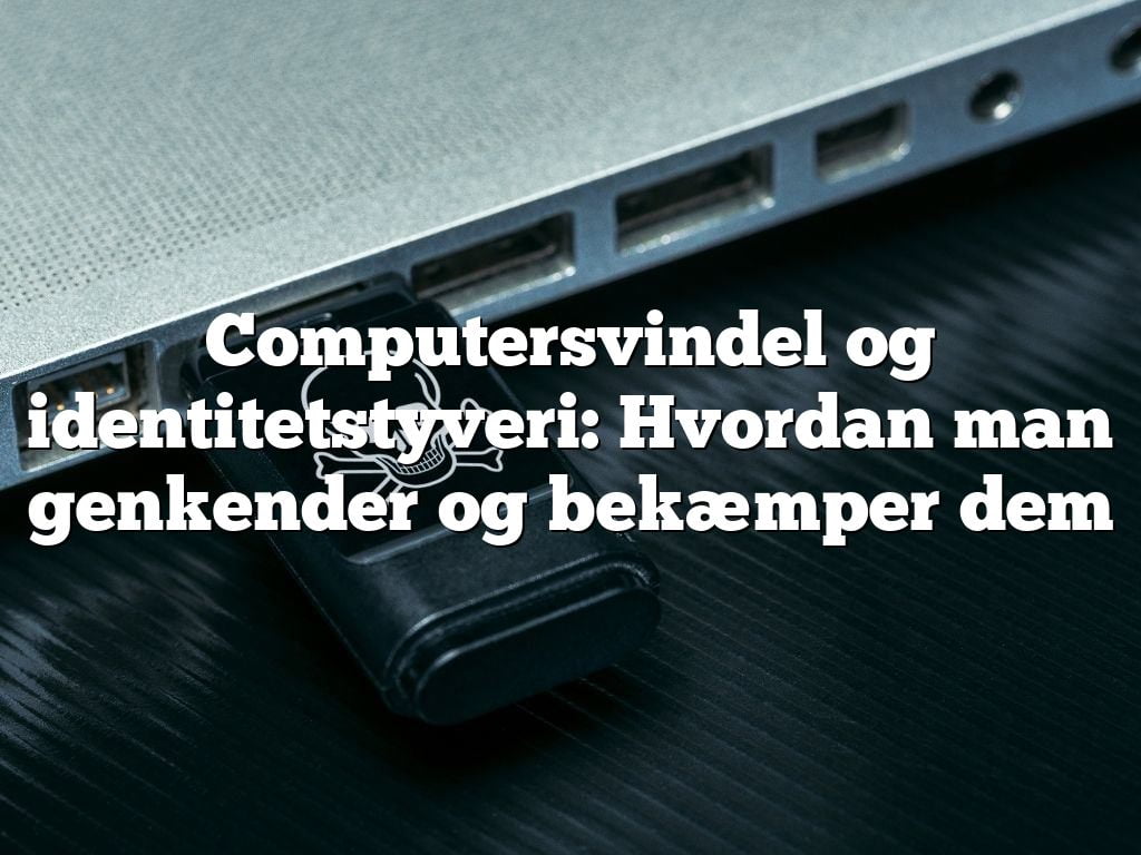 Computersvindel og identitetstyveri: Hvordan man genkender og bekæmper dem