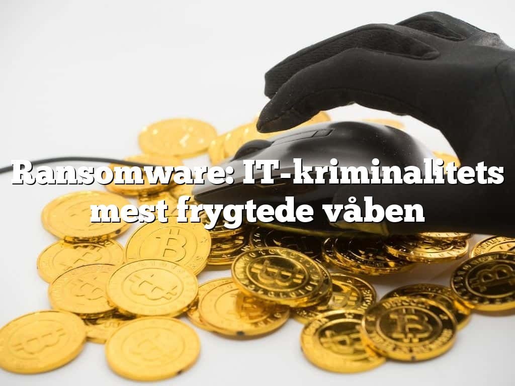 Ransomware: IT-kriminalitets mest frygtede våben Ransomware: IT-kriminalitets mest frygtede våben