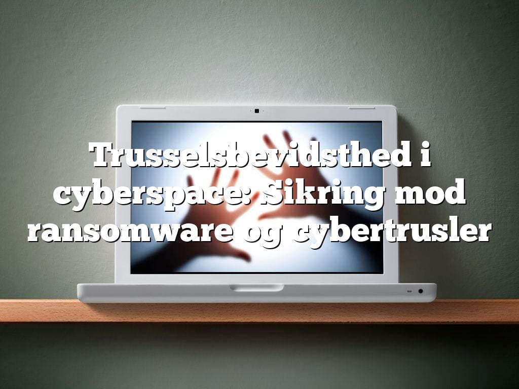 Trusselsbevidsthed i cyberspace: Sikring mod ransomware og cybertrusler Trusselsbevidsthed i cyberspace: Sikring mod ransomware og cybertrusler