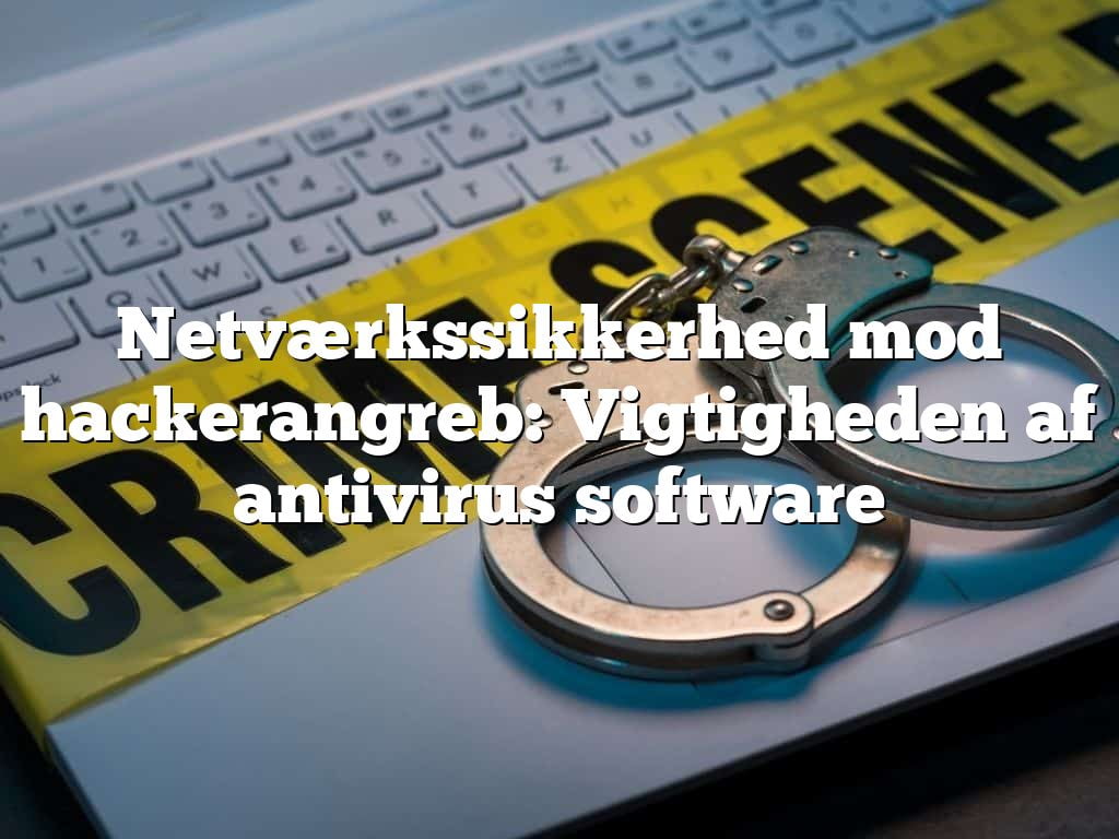 Netværkssikkerhed mod hackerangreb: Vigtigheden af antivirus software