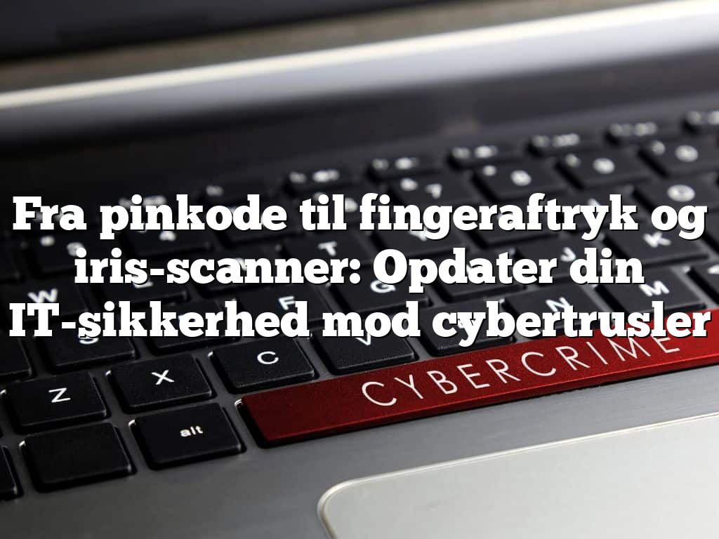 Fra pinkode til fingeraftryk og iris-scanner: Opdater din IT-sikkerhed mod cybertrusler