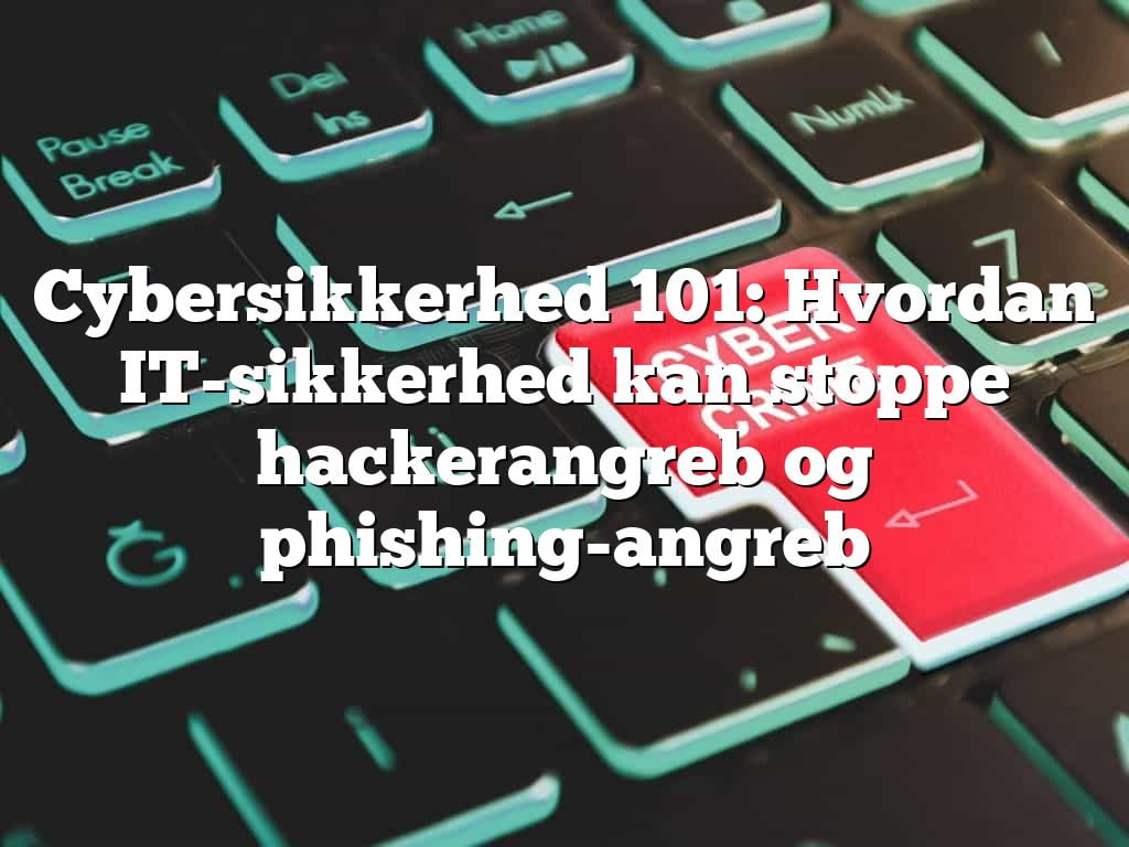 Cybersikkerhed 101: Hvordan IT-sikkerhed kan stoppe hackerangreb og phishing-angreb