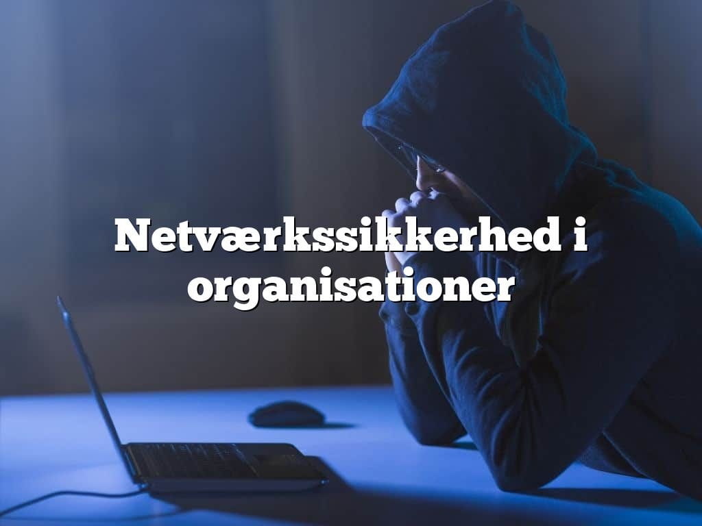 Netværkssikkerhed i organisationer